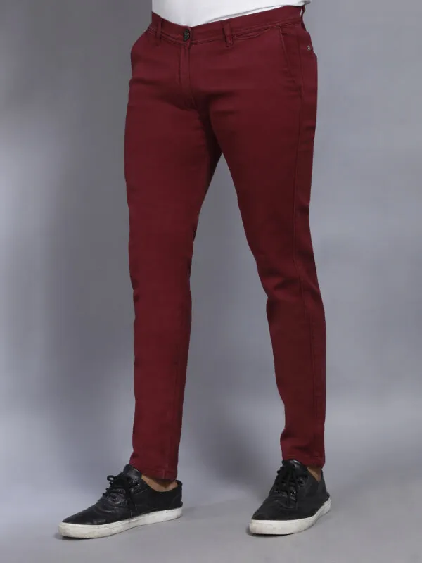 Men Red Jeans In Dhamtari