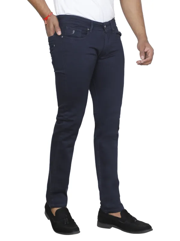 Men Navy Blue Jeans In Davanagere